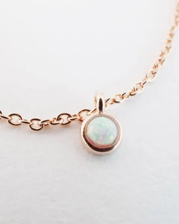 Opal Bezel Set Bracelet