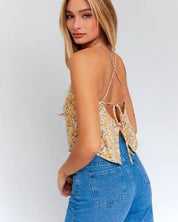 Open Back Cami Top