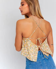 Open Back Cami Top