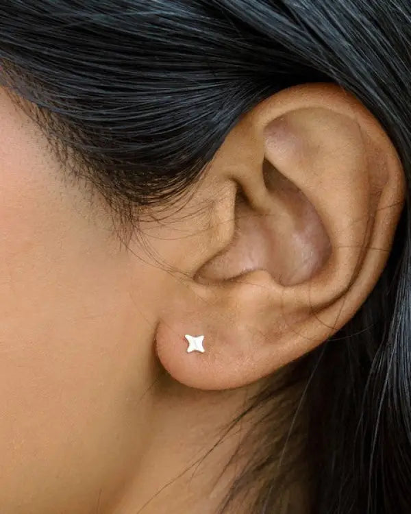 Origami Tiny Star Studs