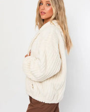 Oversized Fleece Hoodie Jacket