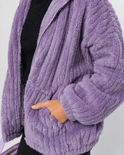 Oversized Fleece Hoodie Jacket