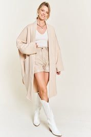 OVERSIZED KNIT CARDIGAN JJO5013 - Cardigan