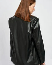 Oversized Leather Jacket