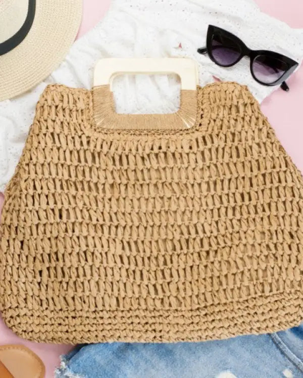 Oversized Straw Tote