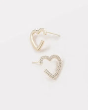 Pair Of Hearts Earrings