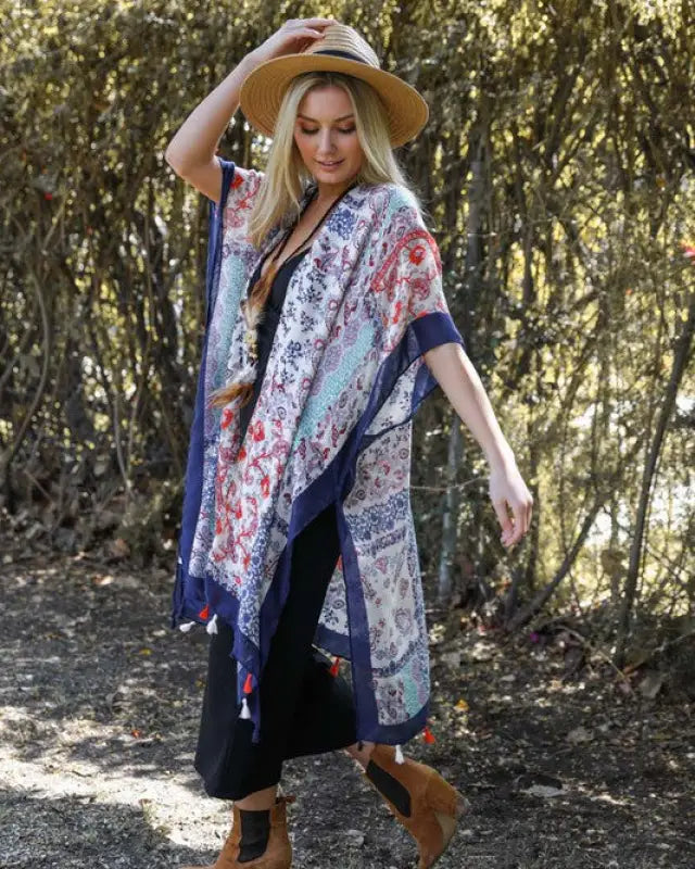 Paisley Floral Patchwork Kimono