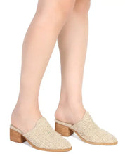 PALMA STACKED HEEL MULES