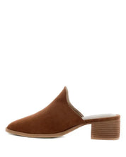 PALMA STACKED HEEL MULES