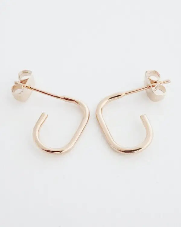 Paulette Oblong Hoops