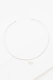 Pearl of the Sea Choker Necklace - Silver / OS