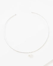 Pearl of the Sea Choker Necklace - Silver / OS