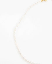 Pearl Strand Choker Necklace - OS