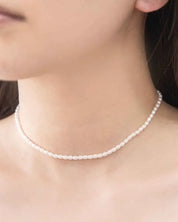 Pearl Strand Choker Necklace - OS