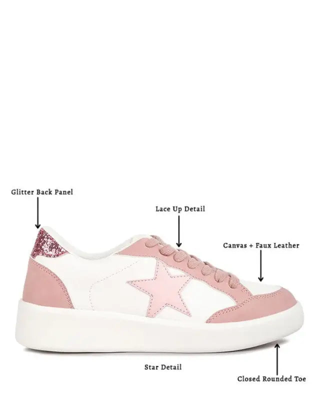 Perry Glitter Detail Star Sneakers