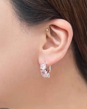 Pick Pink Hoop Earrings