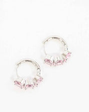 Pick Pink Hoop Earrings