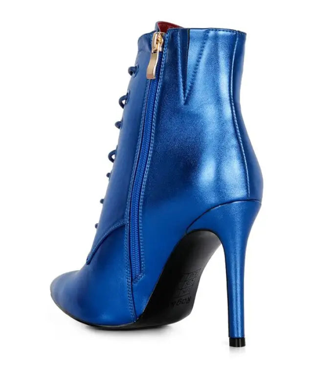 PIET Metallic Stiletto Ankle Boot