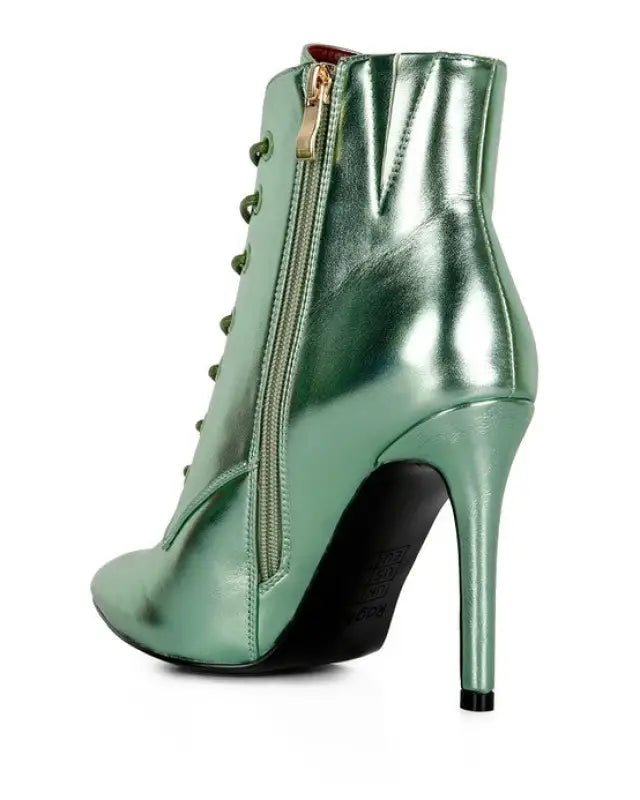 PIET Metallic Stiletto Ankle Boot