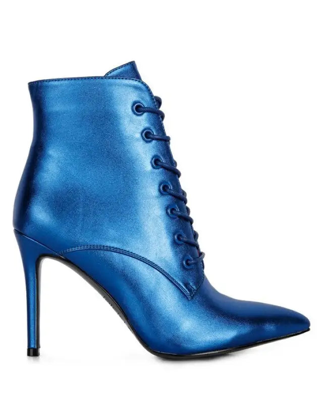 PIET Metallic Stiletto Ankle Boot