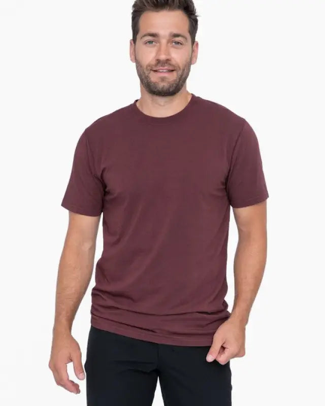 Pima Cotton Blend Short Sleeve Tee