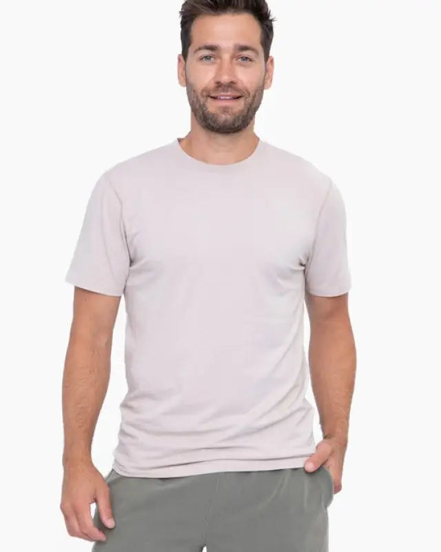 Pima Cotton Blend Short Sleeve Tee