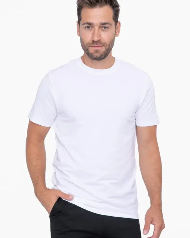 Pima Cotton Blend Short Sleeve Tee