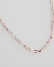 Piper Paperclip Chainlink Necklace