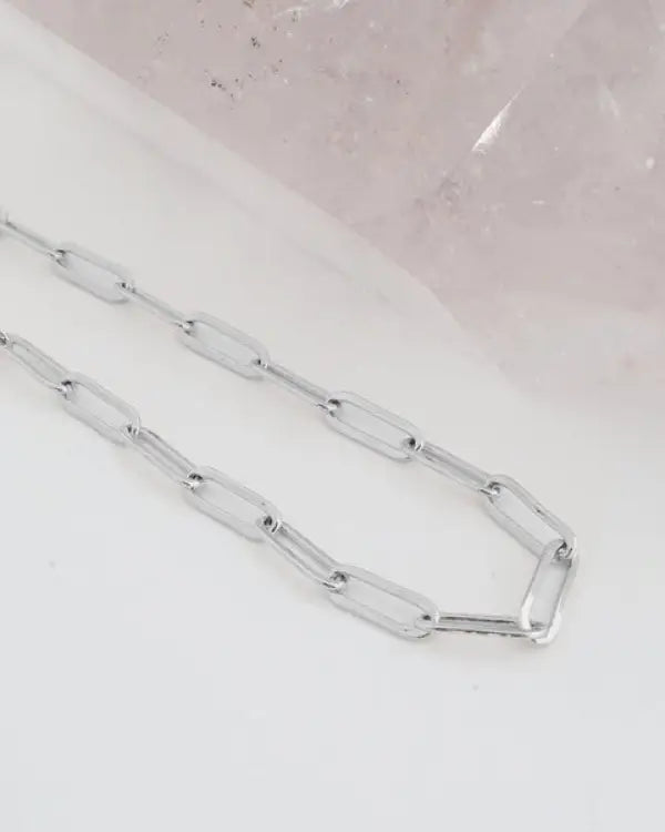 Piper Paperclip Chainlink Necklace