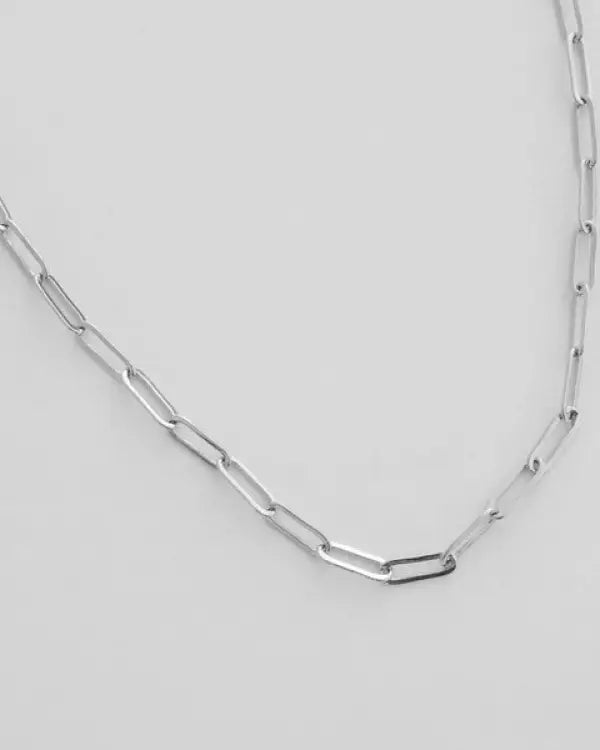 Piper Paperclip Chainlink Necklace