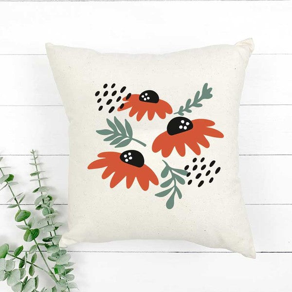Poppies And Ruscus Pillow Cover