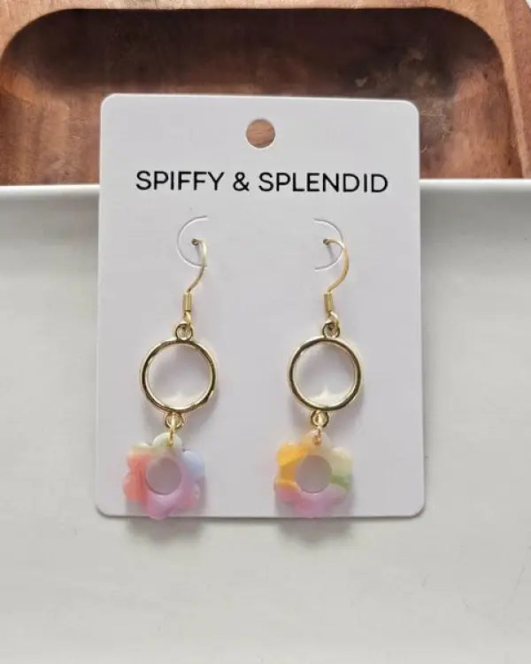 Poppy Earrings - Rainbow Delight Surprise - Rainbow Delight Surprise / Onesize