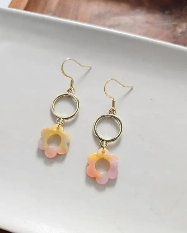 Poppy Earrings - Rainbow Delight Surprise - Rainbow Delight Surprise / Onesize