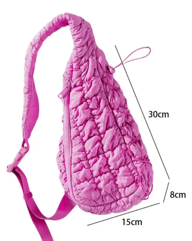 Quilted Drawstring jennie sling bag