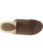 RAG & CO DARCIE TAUPE SUEDE CLOGS