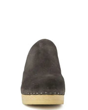 RAG & CO DARCIE TAUPE SUEDE CLOGS