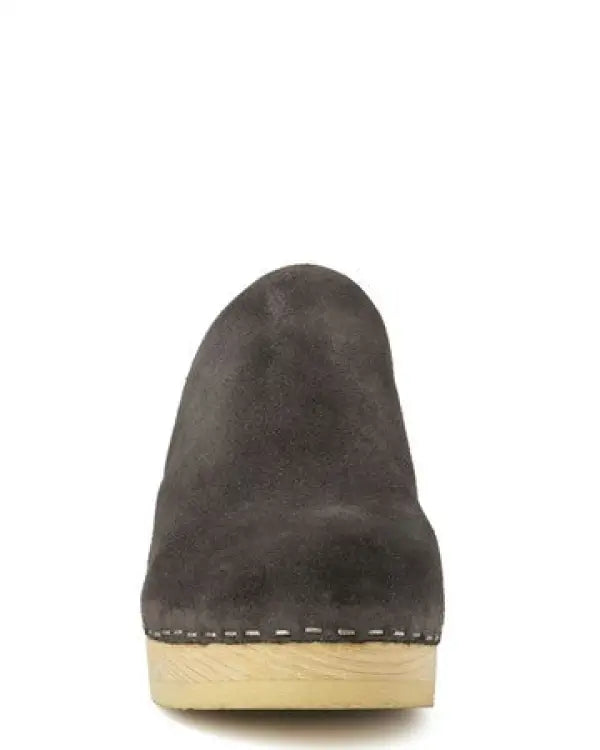 RAG & CO DARCIE TAUPE SUEDE CLOGS