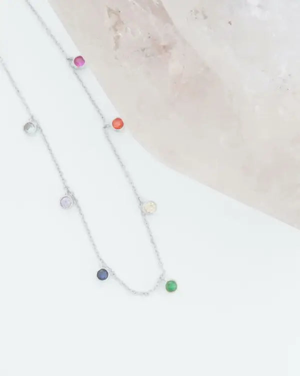 Rainbow Bezel Crystal Stardust Bracelet