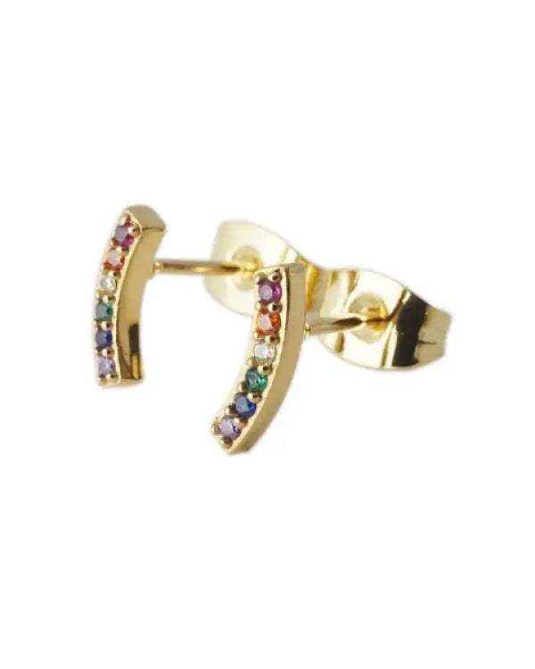 Rainbow Crystal Earrings