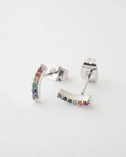 Rainbow Crystal Earrings