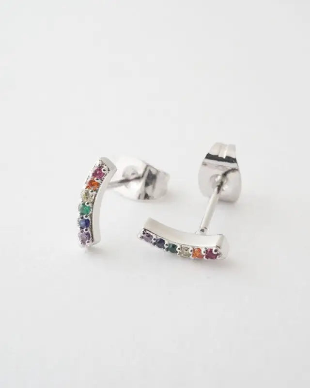 Rainbow Crystal Earrings