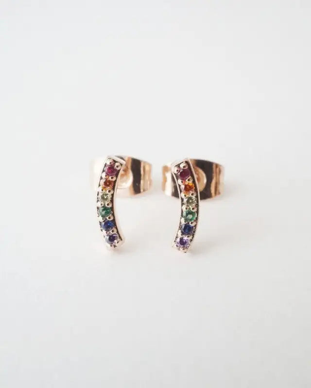 Rainbow Crystal Earrings