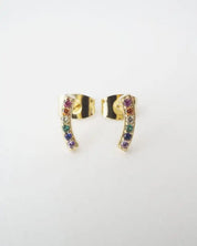 Rainbow Crystal Earrings