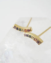 Rainbow Crystal Earrings