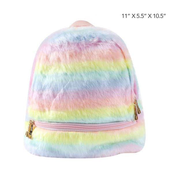 Rainbow Unicorn Plush Backpack