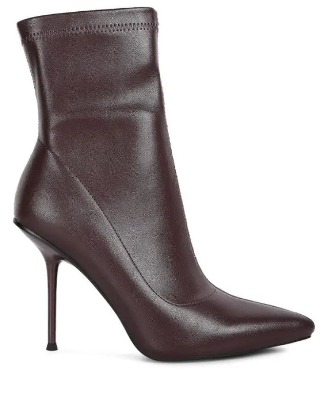 Ramani High Pointed Heeled Ankle Boot