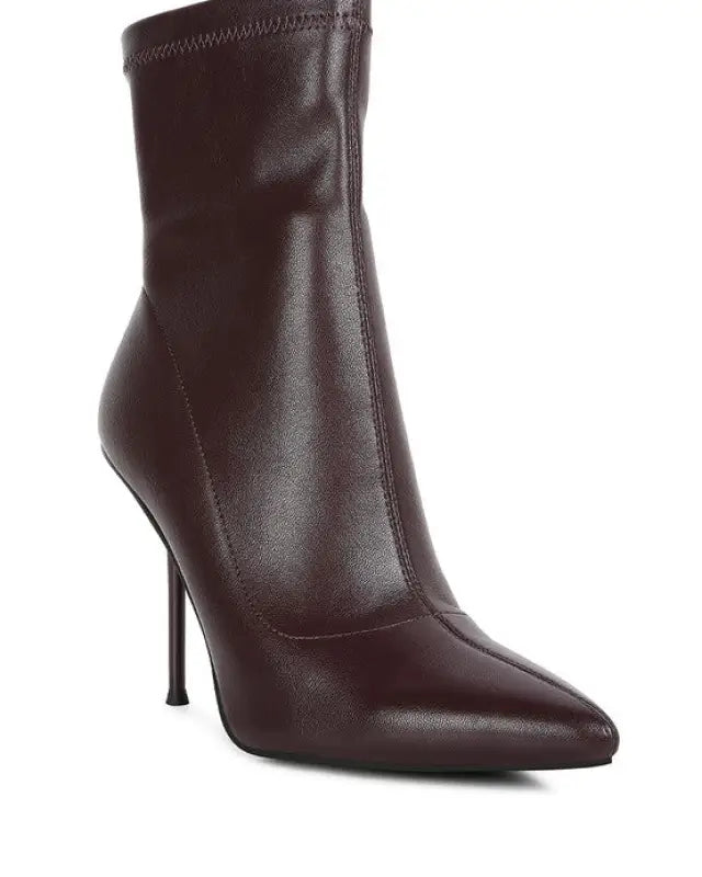 Ramani High Pointed Heeled Ankle Boot