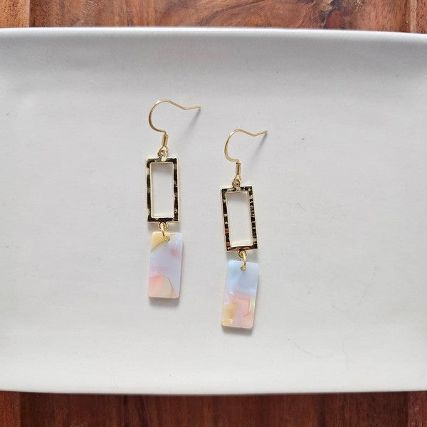 Raya Earrings - Pastel Rainbow - Pastel Rainbow / OneSize