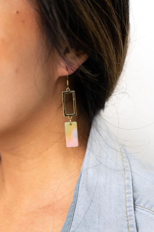 Raya Earrings - Pastel Rainbow - Pastel Rainbow / OneSize