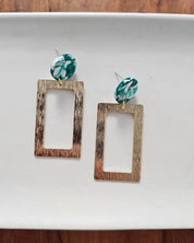 Rebecca Earrings - Sea Green - Sea Green / OneSize